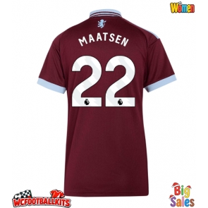 Aston Villa Ian Maatsen #22 Replica Home Stadium Shirt for Women 2026-27 Short Sleeve